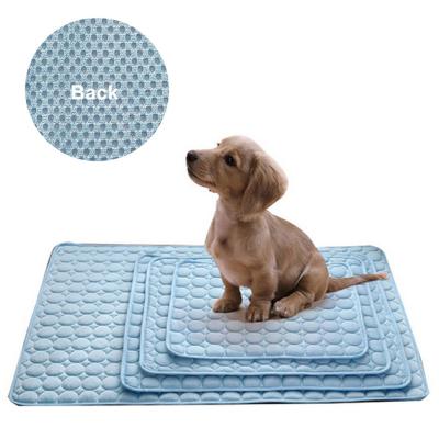 China Wholesale Blue Pink Car Seat Cover Dog Summer Silk Maker Ice Cooling Cool Mat for sale