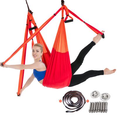 China Deep Tissue Massage or to Soothe and Relax Tired Muscles Air Yoga Anti-Gravity Swing Flying Aerial Yoga Hammock for sale