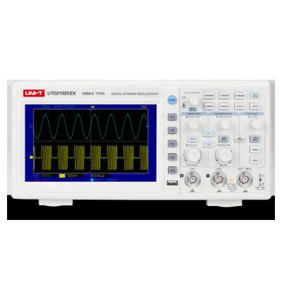 China UTD2000CEX Series Digital Oscilloscope 100MHz 2 Channel Digital Oscilloscope UTD2102CEX UTD2102CEX zu verkaufen