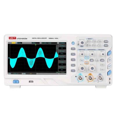 중국 UTD2102CEM Dual Channel Digital Oscilloscope 336mm x 164mm x 108mm 100MHz 2 CH Digital Oscilloscope Memory 판매용