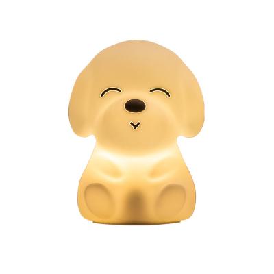 Cina Kids Night Light Touch Control Led Light for Cute Silicone Squishy Lamps Cute Silicone Squishy Lamps Baby Boy Girls Toddler Gifts Rechargeable Animal Puppy Night Light in vendita