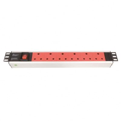 China 19 Inch 6 Way Socket South Africa Standard Reliable Type PDU for sale