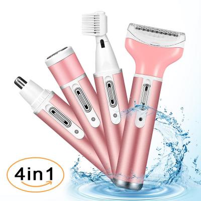 China Multi Functional/Portable Mini Size Electric Razors for Women Bikini Trimmer, 3 in 1 Women Razors for Shaving Rechargeable Body Hair Removal for Body for sale