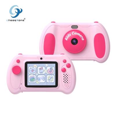 China About Own Brand 0.3MP 2023 Customize Cute 2.4 Inch IPS Cartoon Kids Digital Camera With 32gb Card 3 Games For Boys Girls for sale