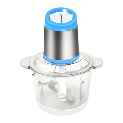 China Multifunctional Food Processor Mini Fish Meat Household Glass Bowl Electric Grinder for sale