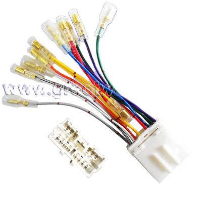 China Automotive Audio 20 Pin Plug Nissan 1999-2001 Aftermarket Antenna Stereo Wire Harness for sale