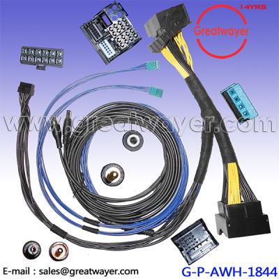 China Automotive 40 Pin Connector 3.5 Stereo Control Interface Wire Harness for sale