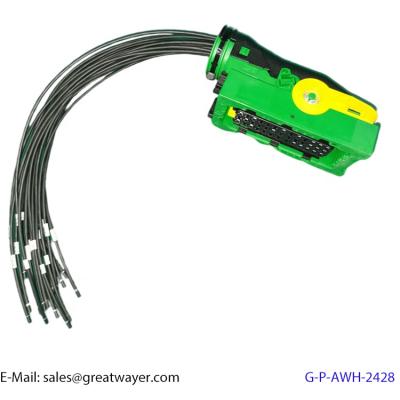 China Green Truck 5-1718321-3 Plug 39 Pin ECU Connector Truck Wire Harness for sale