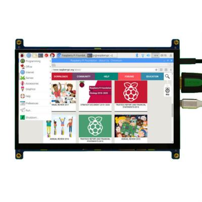 China 7 Inch 1024x600 Touch Screen LCD Monitors Display Module , AV 7.0