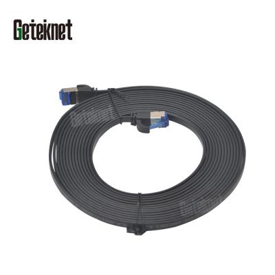 China For Ethernet Network Communication Cable 1m 2m 3m Cat6a Network Cable UTP RJ45 Patch Cable Ethernet Flat Wire Tie Cat6a UTP Flat Wire for sale