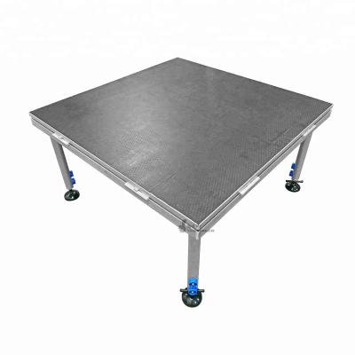 China Cheap concert/exhibition/wedding/event aluminum mobile portable stage platform for outdoor concert church for sale