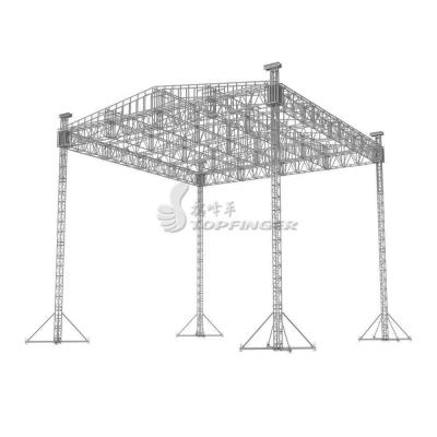 China Aluninum 6061-T6 Galvanized Lightweight Structural Steel Roof Truss Step System for sale