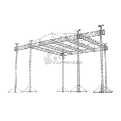 China Aluninum 6061-T6 Cheap Price Lightweight Decorative Aluminum Stand Stage Truss for sale