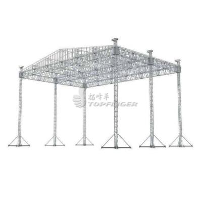 China Cheap Outdoor Aluminum Wedding Aluninum 6061-T6 Stage Deck Light Led Decoration Truss for sale