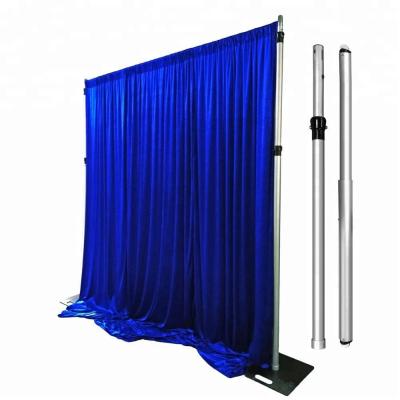 China Adjustable 8' X10 Cheap Adjustable Stage Decoration Backdrop Pole Rack Pipe And Drape for sale