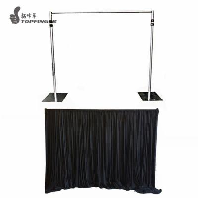 China Trade Show Booth 8' X12 Cheap Price Wedding Backdrop Pipe And Drape Rack System for sale