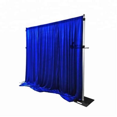 China X20 TFR Wedding Backdrop Trade Show Booth 10' Telescopic Drape Support Pipe And Drape System for sale