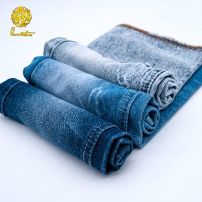 China Poly Cotton Stretch Denim 100 Cotton Denim Fabric Shrink-Resistant for sale