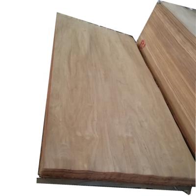 China Natural plywood red color wood veneer for sale