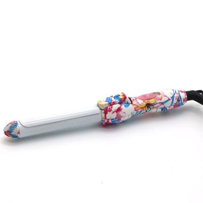 China 3301 Mini Hair Curler LED Display Curling Iron Ceramic Hair Wand Mini Roller with 360 Rotate PTC Wire for sale