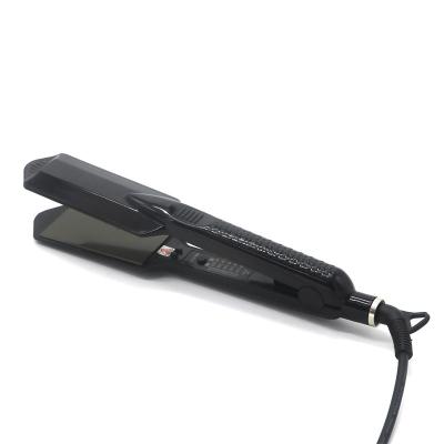 China Household 8823L Hair Straightener LED Display Hair Flat Iron With Wide Plate Aluminum Ceramic Coated For Straightening PTC for sale