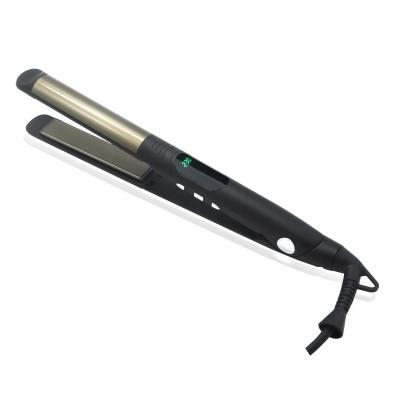 China Wholesale New Household Temperature Control Smart Flat Iron Crimp 2 in 1 Wave Styler Hair Straightener and Curler for sale