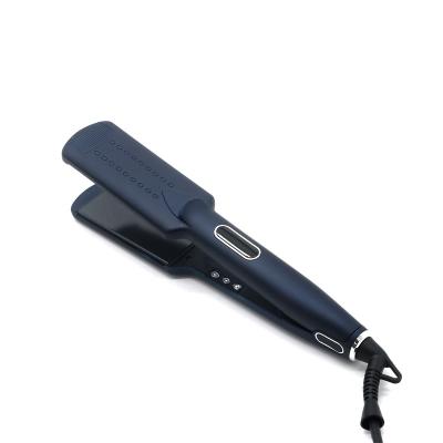 China Stylish LCD Display Hair Straightener 8898L Hair Straightener Hair Flat Iron With Wide Plate Aluminum Ceramic Coated For Straightening MCH for sale