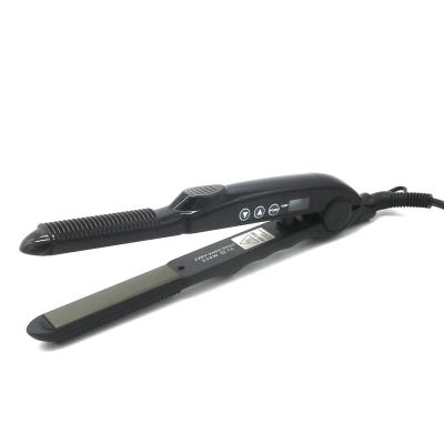 China Highest Level 8861 Hair Straightener LCD Display Hair Flat Iron With Aluminum Ceramic Coated Plate For Straightening PTC for sale