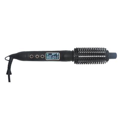 China Commercial Promotion PTC Straightener Iron With Teeth Comb Automatic Hair Curler for sale