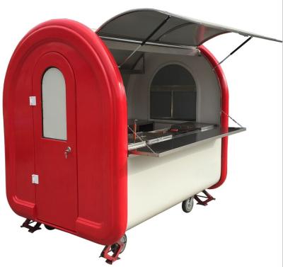 China 2250x1650x2100 mm hot sale soft serve ice cream cart/van street food mobile/food cart for sale