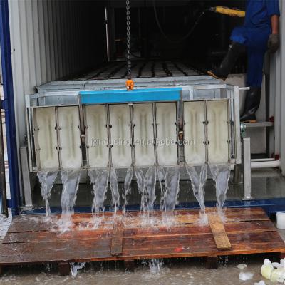 China Cool-keeping Industrial Ice Block Making Machine Approved Containerized (Mobile) Block Ice Factory Block Ice Machine for sale