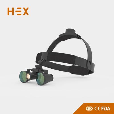 China HEX LoupeLight 1S Industrial Binocular Magnifier Headlight 3W LED 2.5X 3.5X Dental Dental ENT Surgery for sale