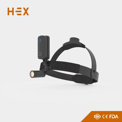 China HEX LoupeLight 1S 2K Camera Headlight 3W LED 2.5X 3.5X Industrial Dental Dental ENT Surgery for sale