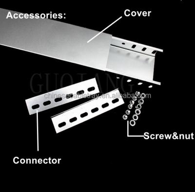 China Telecom GI Cable Trunking Prefab Cable Tray Cable Tray for sale