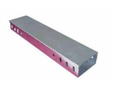 China Steel Aluminum Cable Trunking / Aluminum Alloy Cable Tray Slot Type Weight , Cable Trunking Price for sale