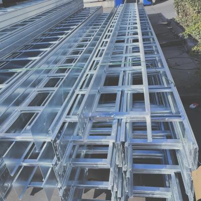 China Thick And Soild Good Size OEM Mesh Trunking Tray Ladder Cable Price for sale