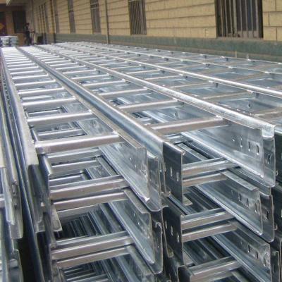 China Telecommunication Hot Dip Galvanized Steel Cable Ladder Tray With Cover And Installation Accessories for sale