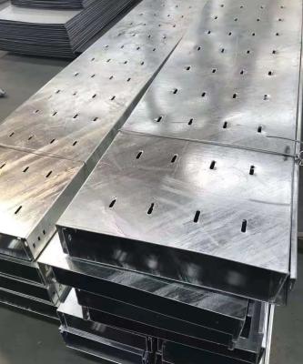 China Steel Hot Dip Galvanized Electrical Perforated Cable Tray for sale