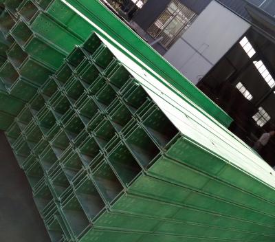 China Highly Corrosive Environments Factory Price Fiberglass GRP FRP Cable Ladder Tray for sale