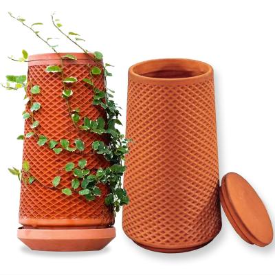 China Redeco Hot Selling Modern Garden Pots Automatic Durable Ceramic Watering Pots Planter For Home Decor for sale