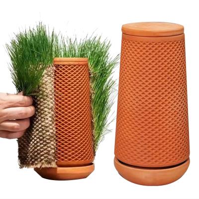 China Redeco Modern Wholesale Modern Garden Pots Automatic Ceramic Watering Pots Durable Planter For Home Decor for sale