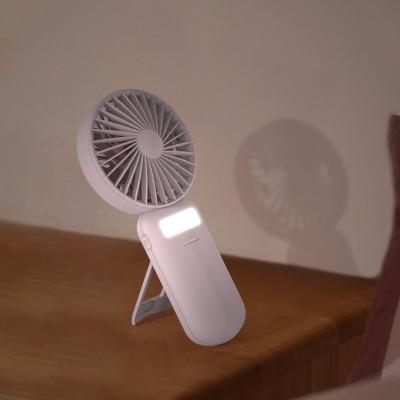 China Beauty Handy Rechargeable Mirror Fan Mini Mist Fan Mini Makeup Mirror Fan Fan for sale