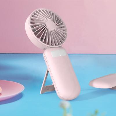 China Handy Usb Mini Mini Fan Makeup Mirror Fan Clip On Desktop Stroller Portable Fan And Mirror for sale