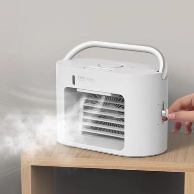 China Mini Condition Cooling Portable Fog Water Price Conditioner Air Fan Cooler Stand Protable Mini Small Popular Rechargeable Best Sellers for sale