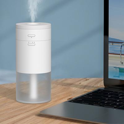 China Portable Cool Air Humidifier Car Mist Spray Humidifier Rechargeable USB LED Battery Operated Humidifier for sale