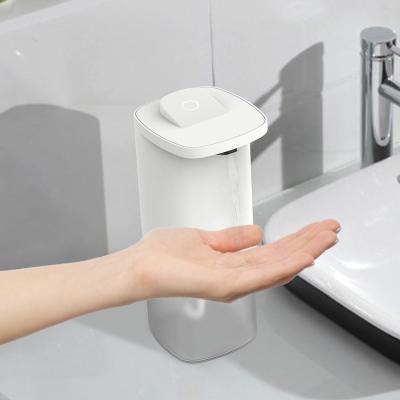 China Touchless Automatic Bathroom Disposable Toilet Soap Dispenser Stand Up Dry Cell Liquid Soap Dispenser for sale