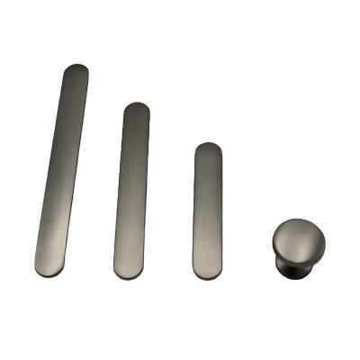 China Modern High Quality Zinc Alloy Cabinet Handles Pulls Knob Furniture Handles Nickel Black Color for sale