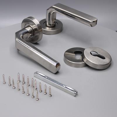 China Traditional Stainless Steel Door Lock Handle For Timber Door for sale