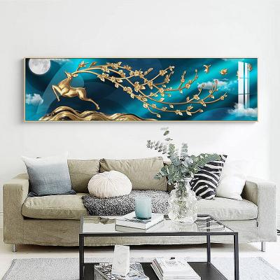 China Large New Product 5d Modern Diy Diamond Painting Deer For Home Decor for sale