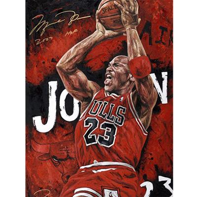 China Modern DIY 5D Diamond Painting Kits Basketball Game Star Painting Full Drill Crystal Rhinestone Embroidery Cross Stitch for sale